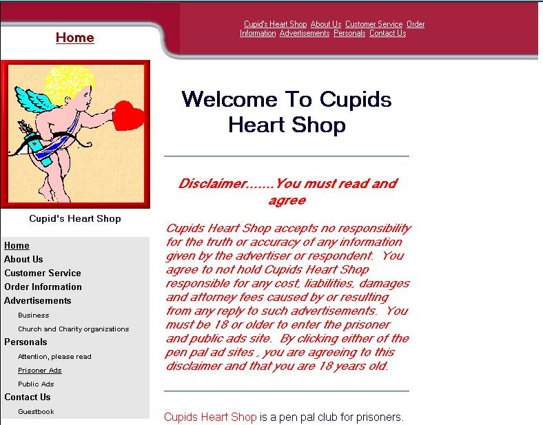 Cupid's Heart Gift Shop